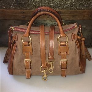 Dooney & Bourke Jones Nubuck Satchel with Strap